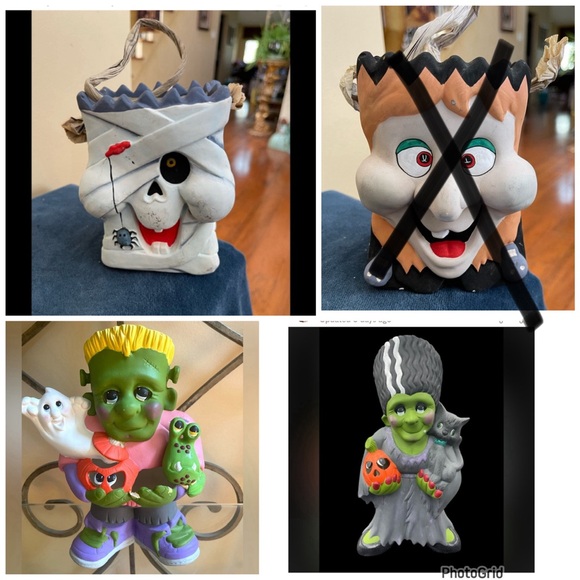 22" Mouse Warlock Witch Felt Halloween Decor Shelf Sitter Weighted Bottom - Picture 11 of 16